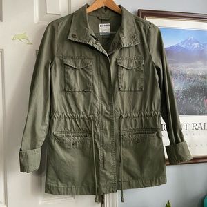 green utility jacket - lightly worn